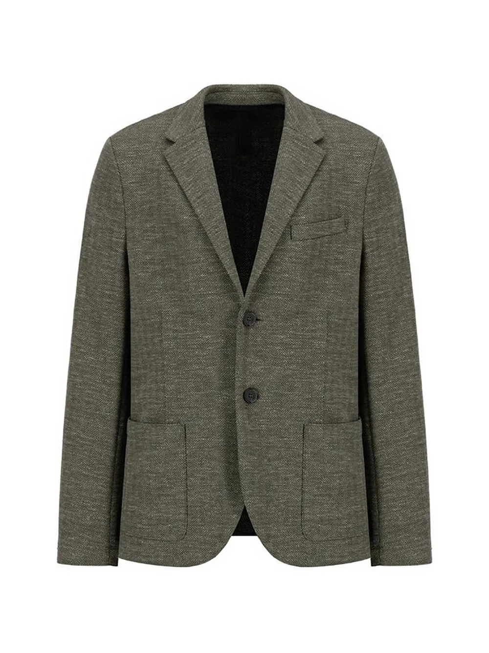 Harris Wharf London herringbone-knit blazer - Verde