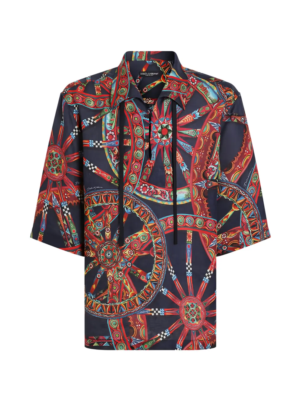 Dolce & Gabbana chemise à imprimé Carretto - Bleu