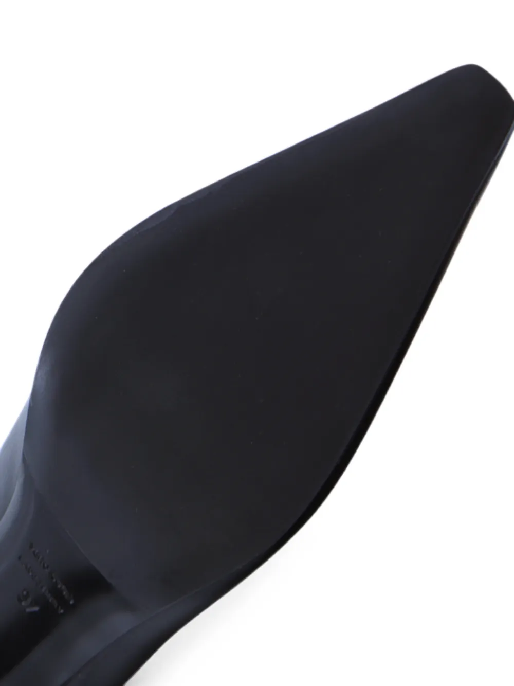Notabene Emmy 70 square-toe leather pumps Zwart