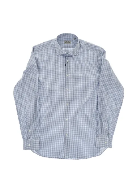 Corneliani gingham-check cotton shirt