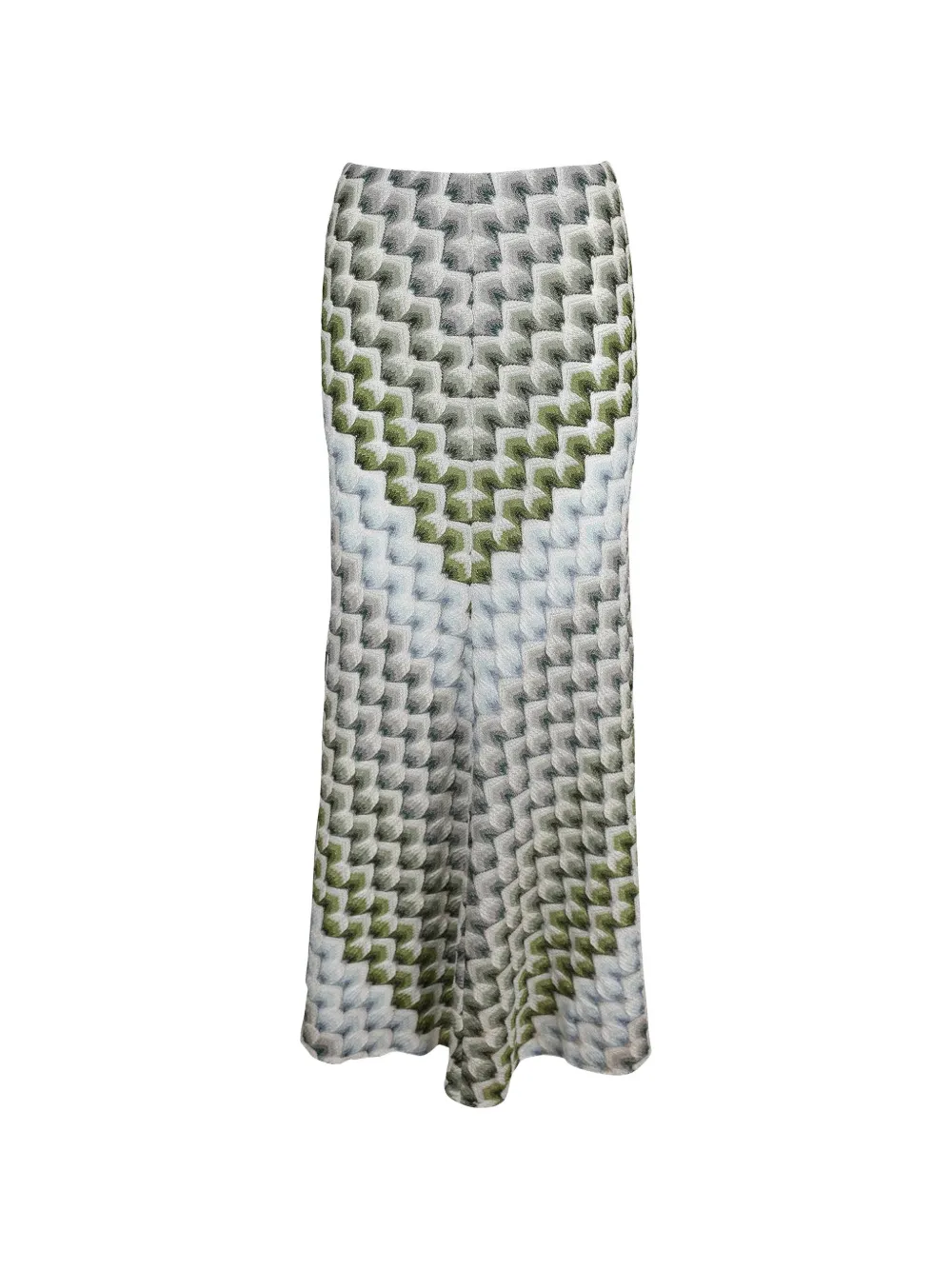 Missoni zigzag-knit maxi skirt - Blu