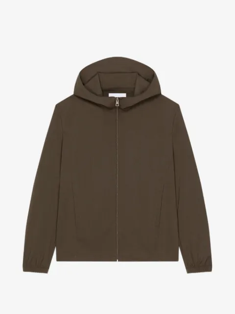 Givenchy hooded logo-print jacket