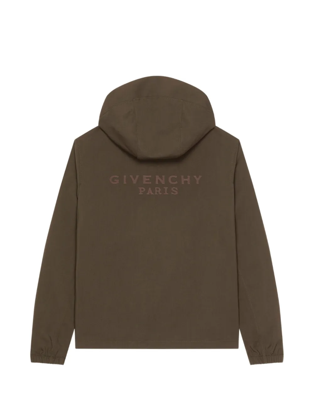 Givenchy Windjack met Paris-borduurwerk Bruin