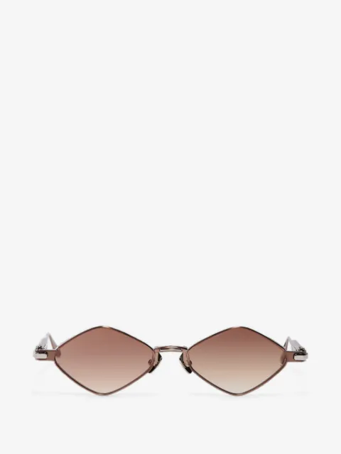 John Dalia lentes de sol Lana con armazón geométrica