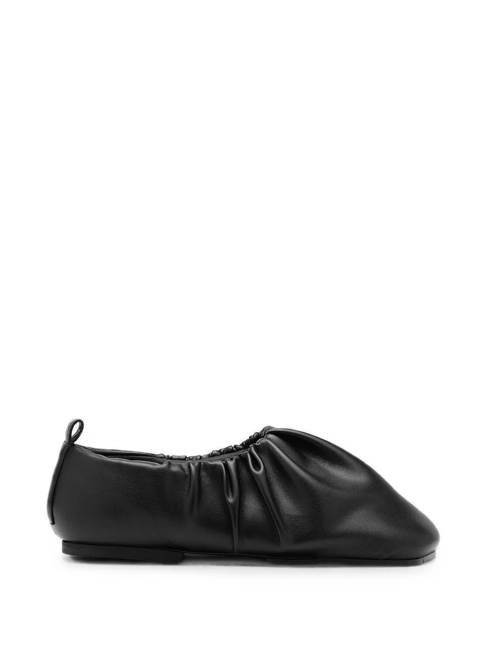 YUME YUME Wrinkle Flat ballet flats - Nero