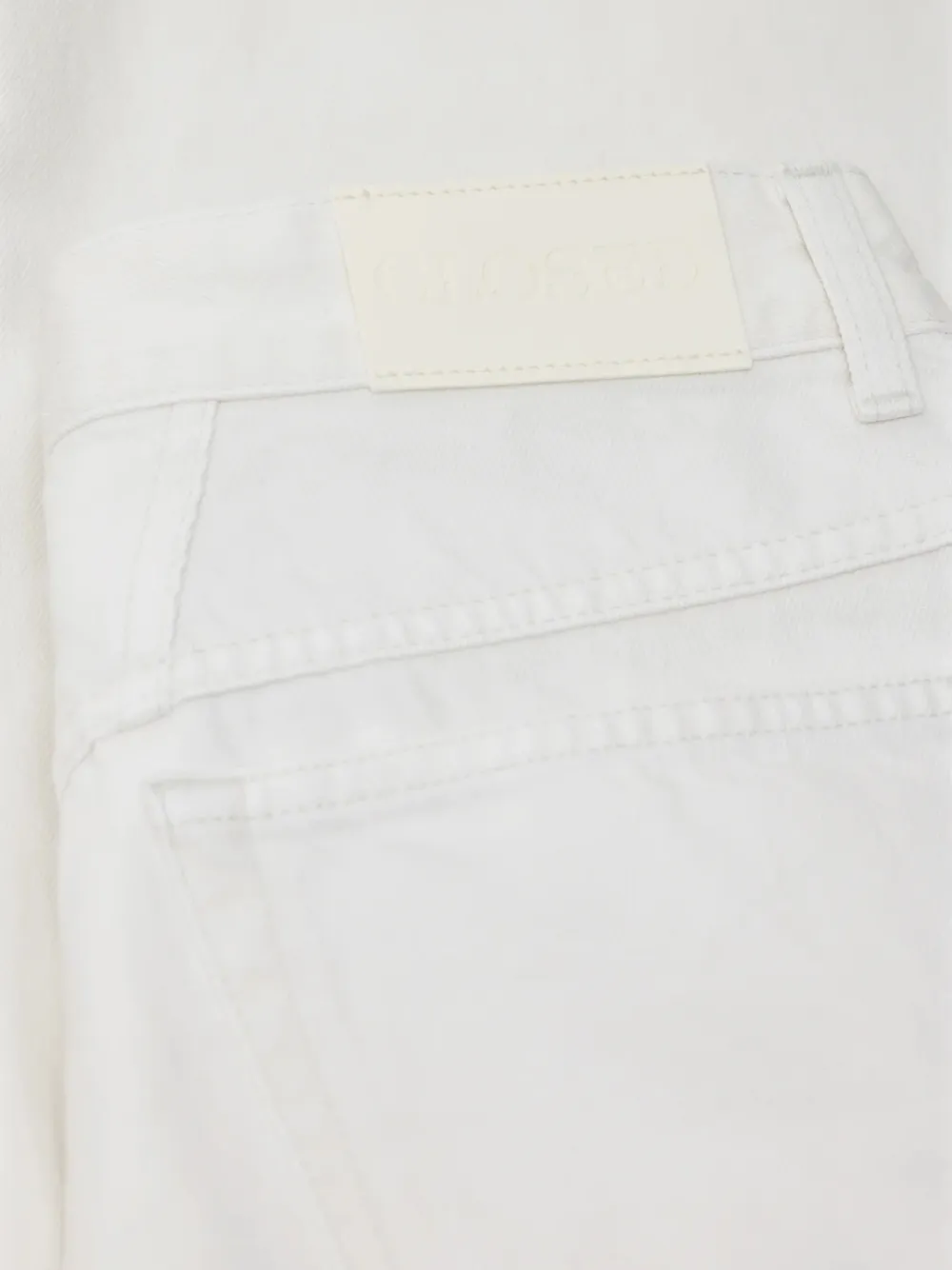 Closed Jazzie jeans met logopatch Wit