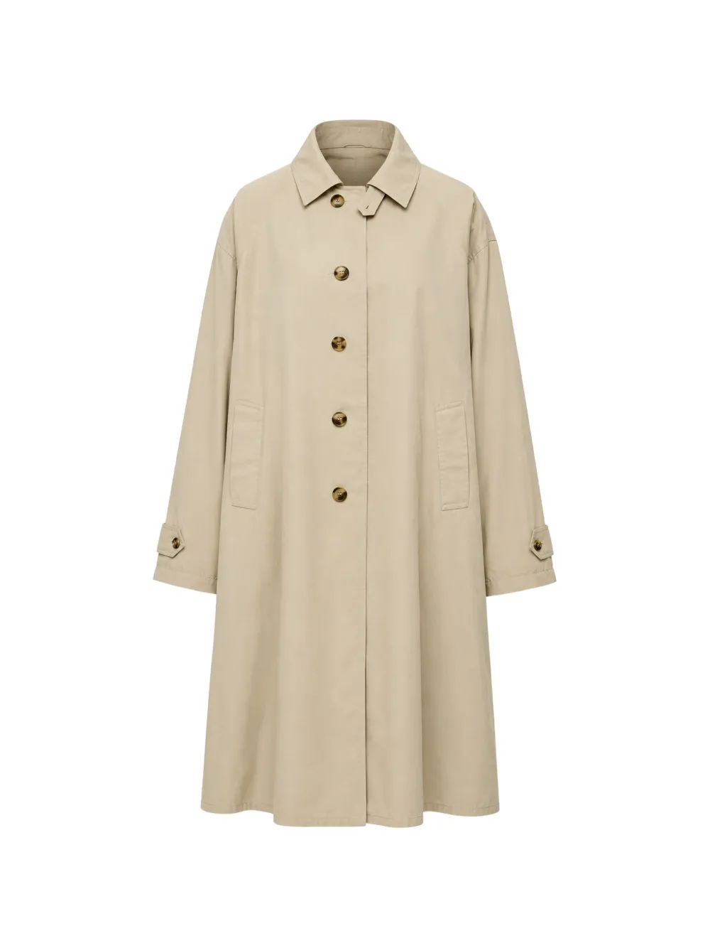 Maison Margiela single-breasted trench coat - Toni neutri