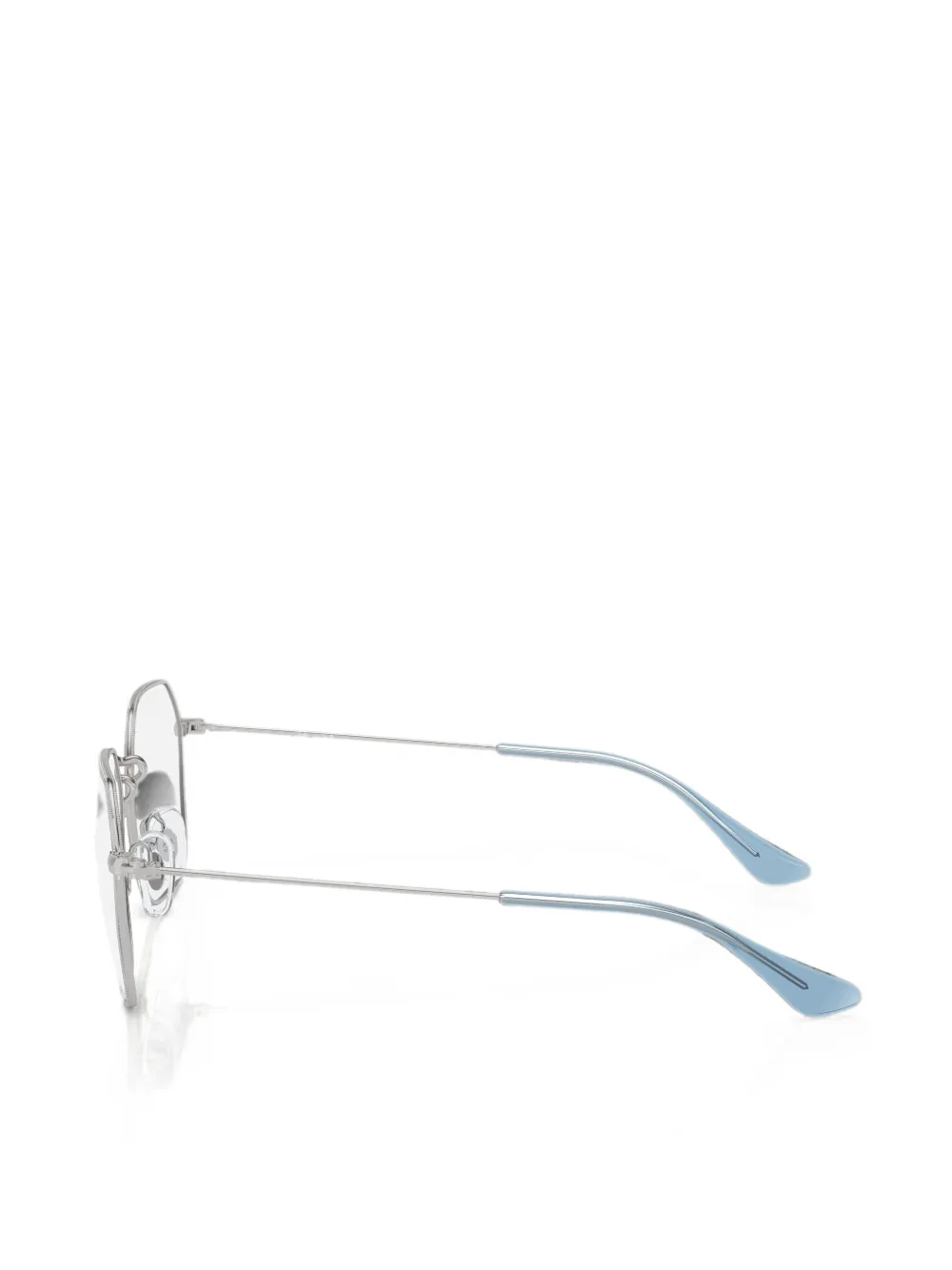 RAY-BAN JUNIOR Bril met geometrisch montuur Zilver
