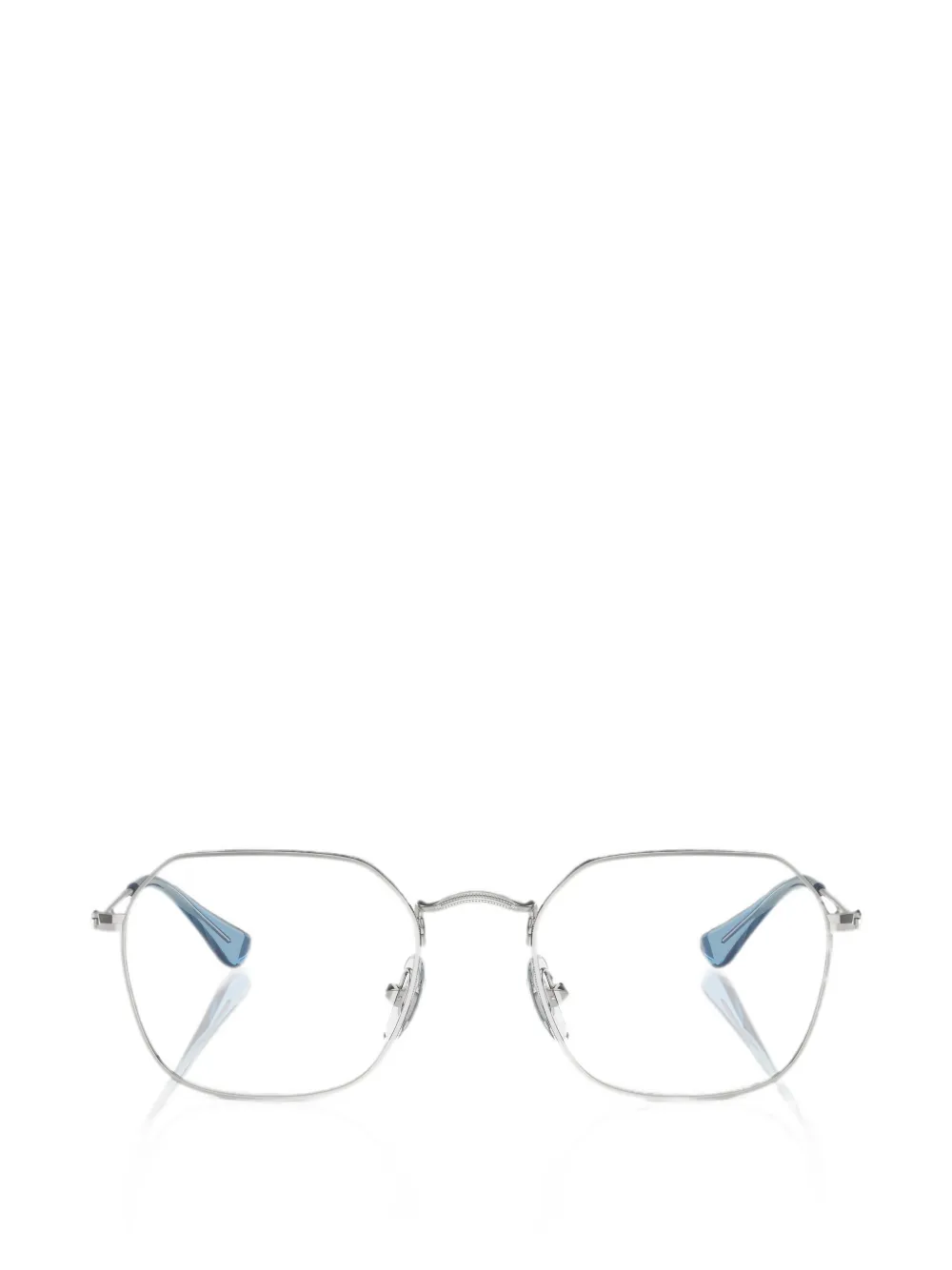 RAY-BAN JUNIOR geometric-frame glasses - Silber