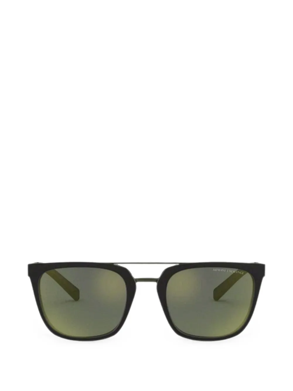 Armani Exchange square-frame double-bridge sunglasses - Nero