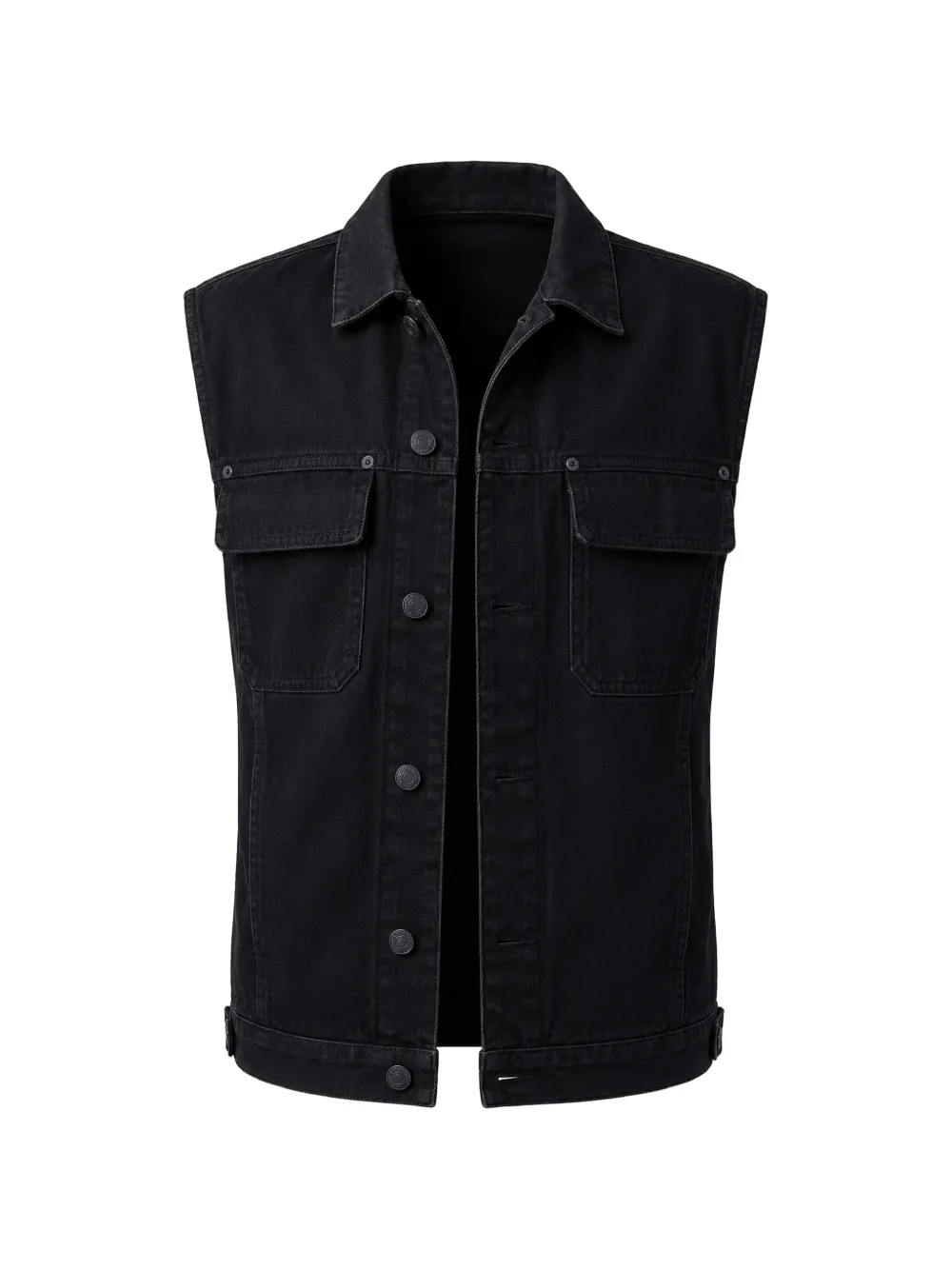 DSQUARED2 Icon denim vest - Schwarz