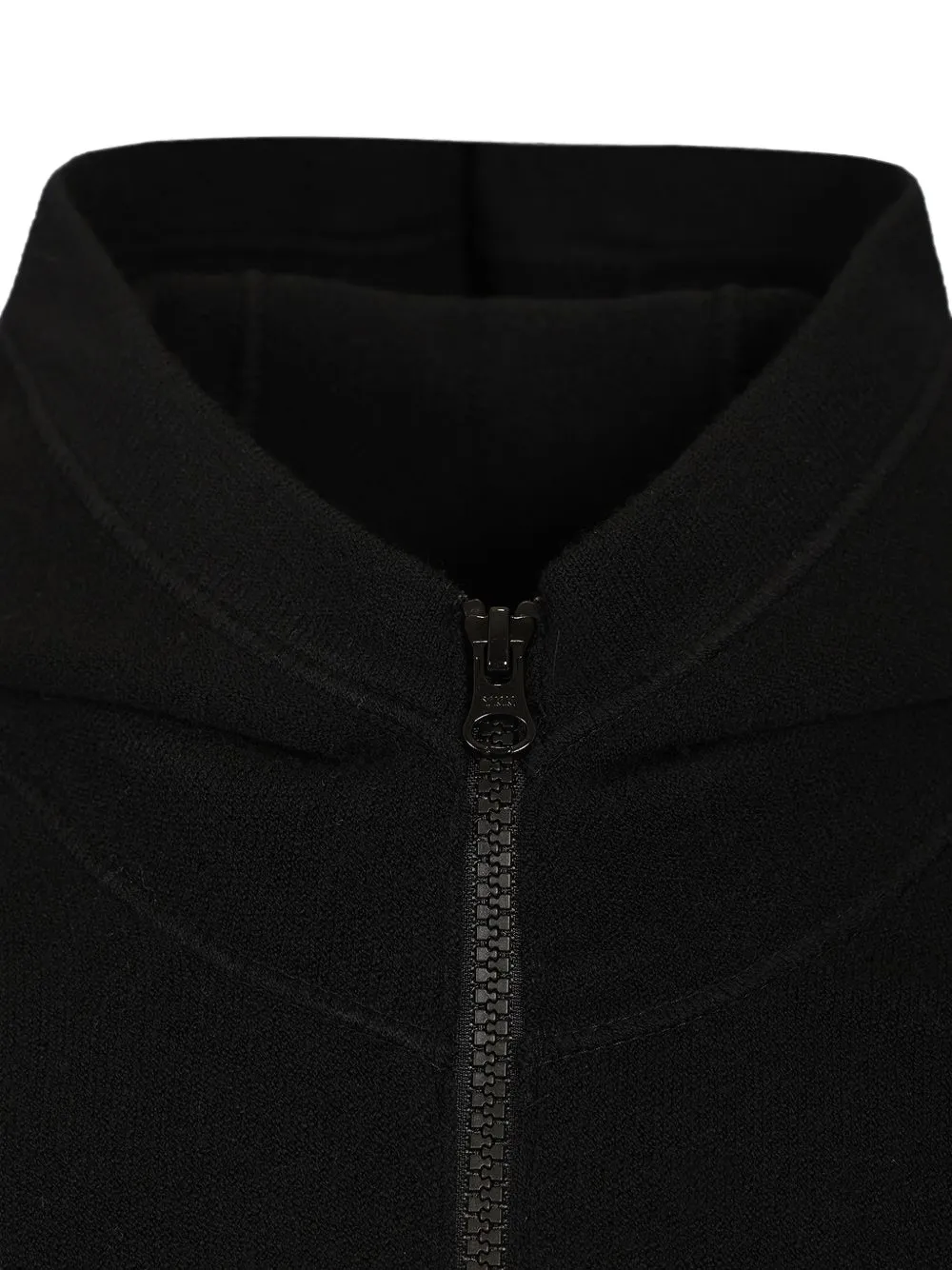 Stone Island Hoodie met logopatch Zwart