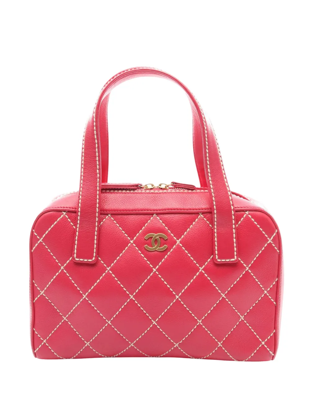 CHANEL Pre-Owned Borsa a mano Wild Stitch in pelle 2003-2004 - Rosa