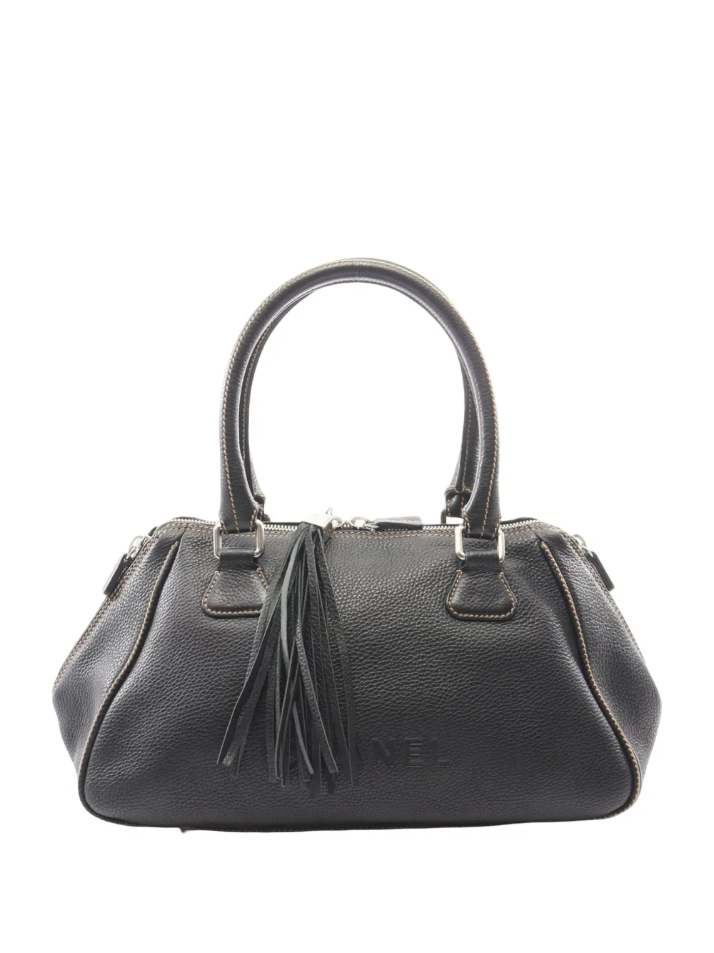 CHANEL Pre-Owned Borsa a mano Grained 2003-2004 - Nero