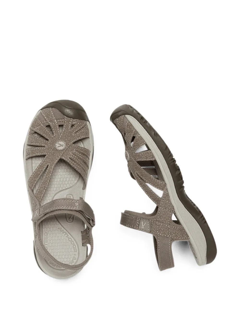KEEN FOOTWEAR cut-out touch-strap sandals Beige