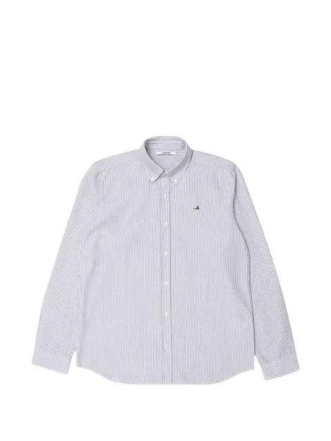 Edmmond Studios Duck striped button-down collar shirt
