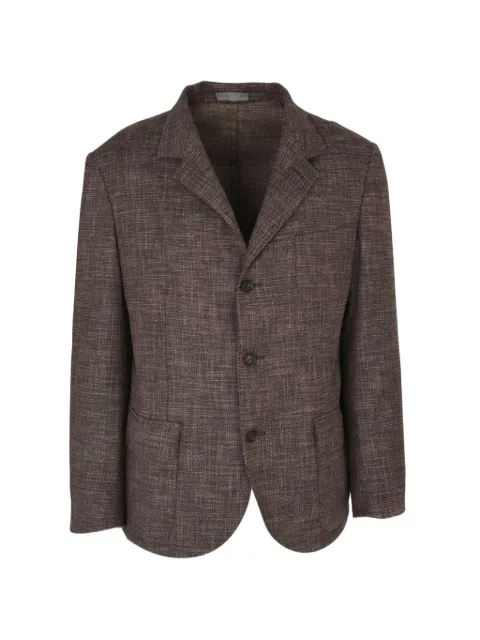 Corneliani textured single-breasted blazer