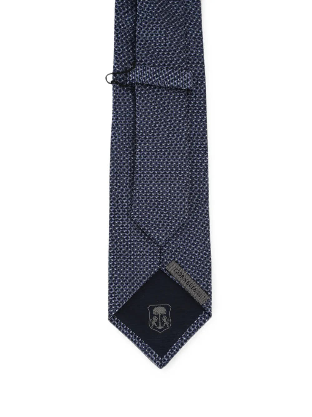 Corneliani Stropdas met patroon Blauw