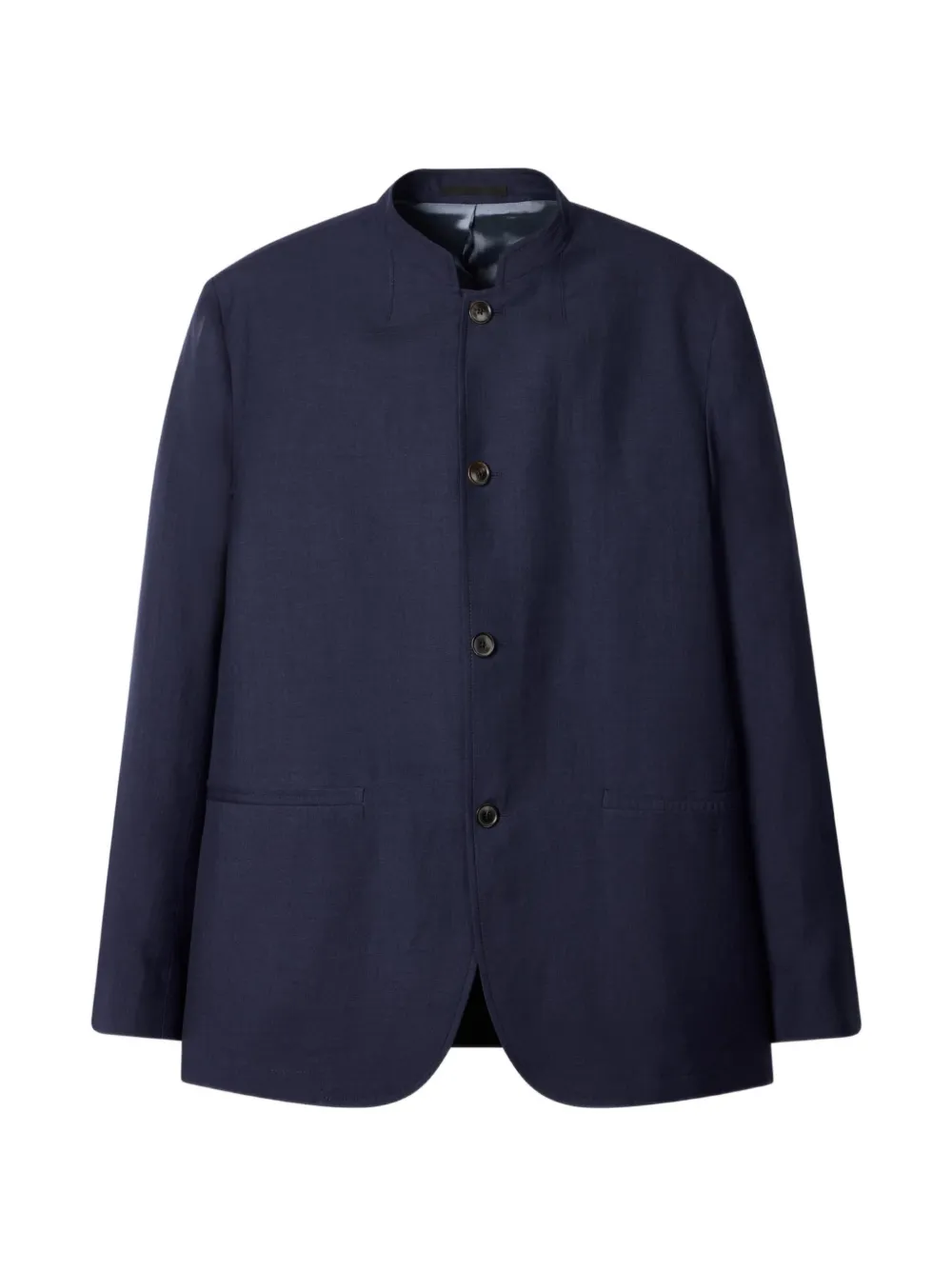 Paul Smith mandarin-collar single-breasted blazer - Blau