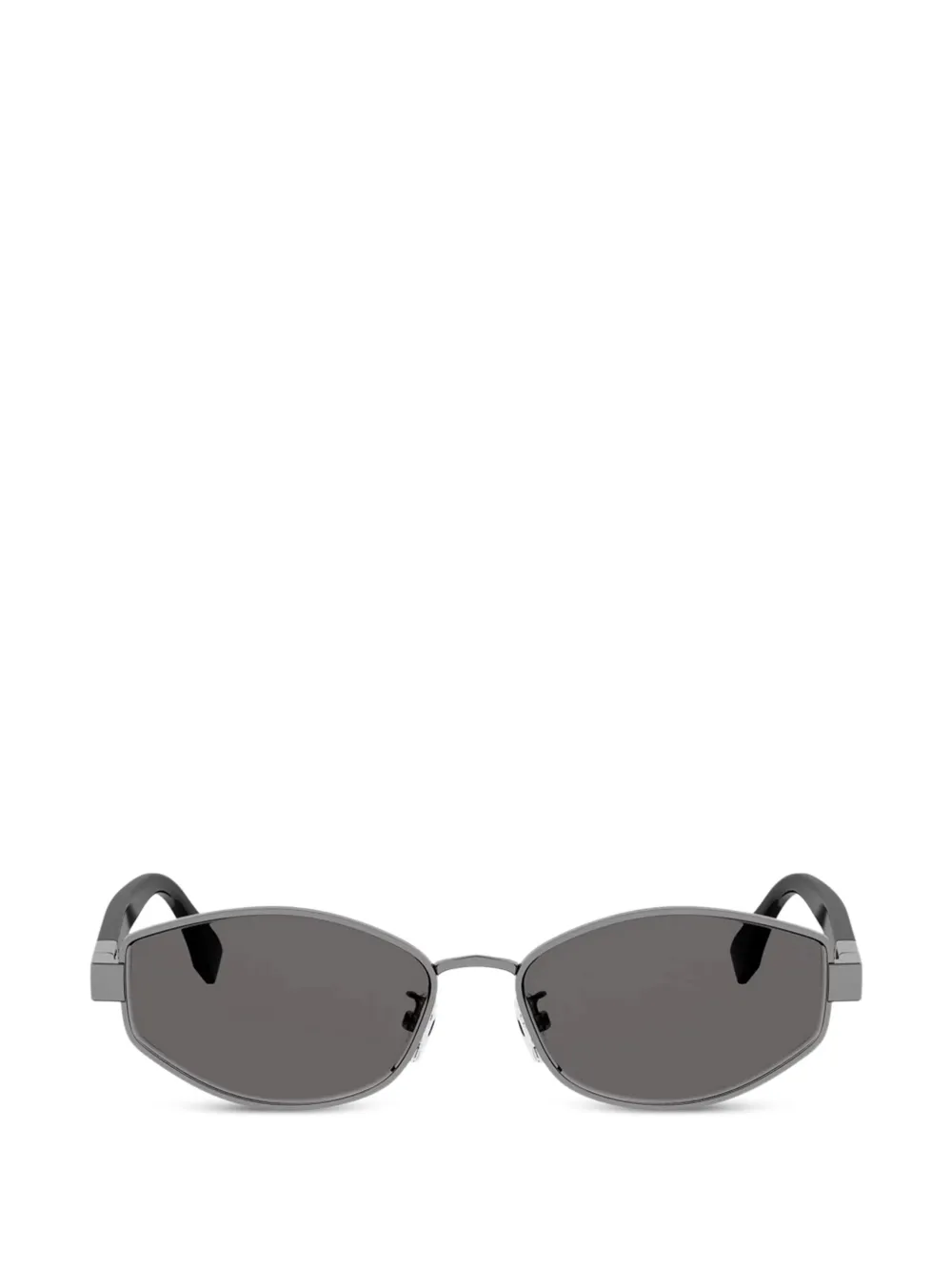 FENDI geometric-frame sunglasses - Grigio