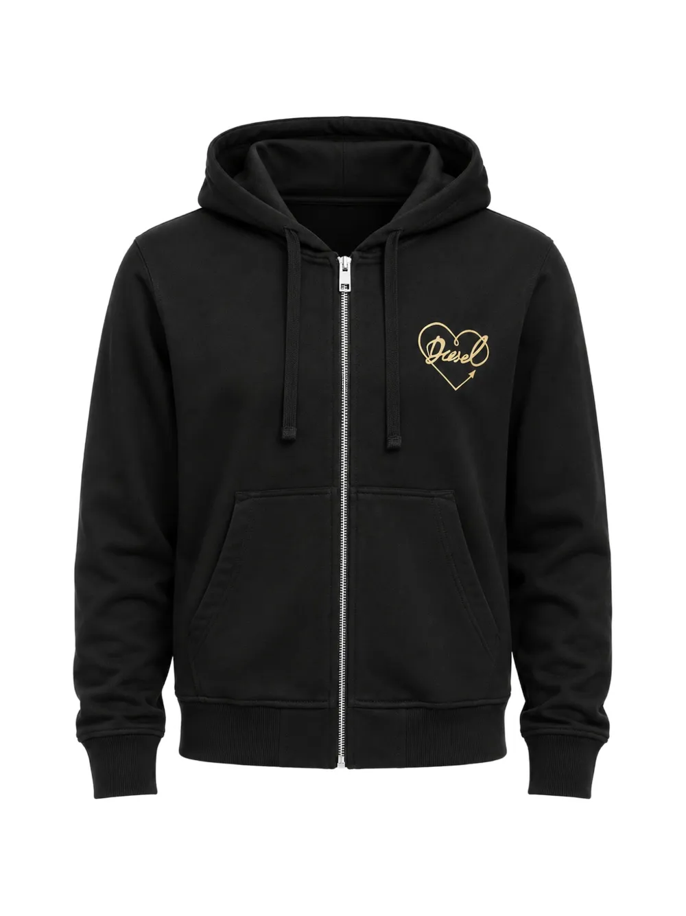 Diesel Reggy zip-up hoodie - Schwarz
