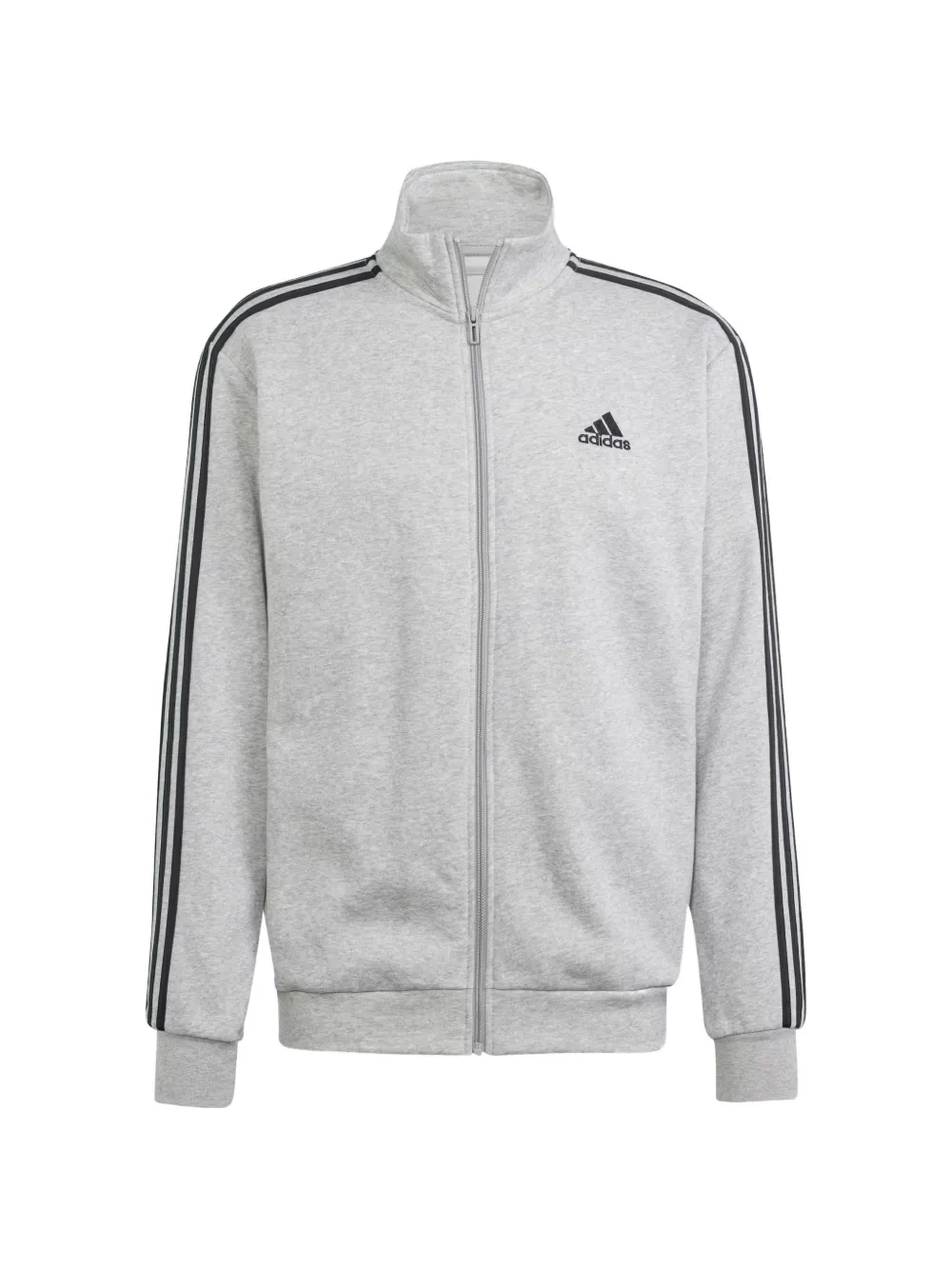 adidas Fleece 3-Stripes trainingspak met logoprint Grijs
