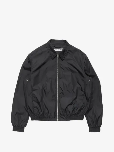 Acne Studios logo-print zip-up jacket