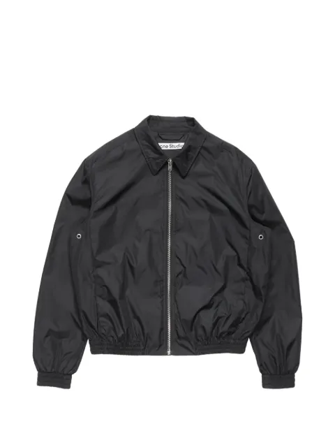 Acne Studios logo-print zip-up jacket