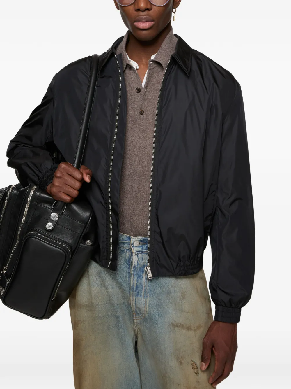 Acne Studios Jack met logoprint Zwart