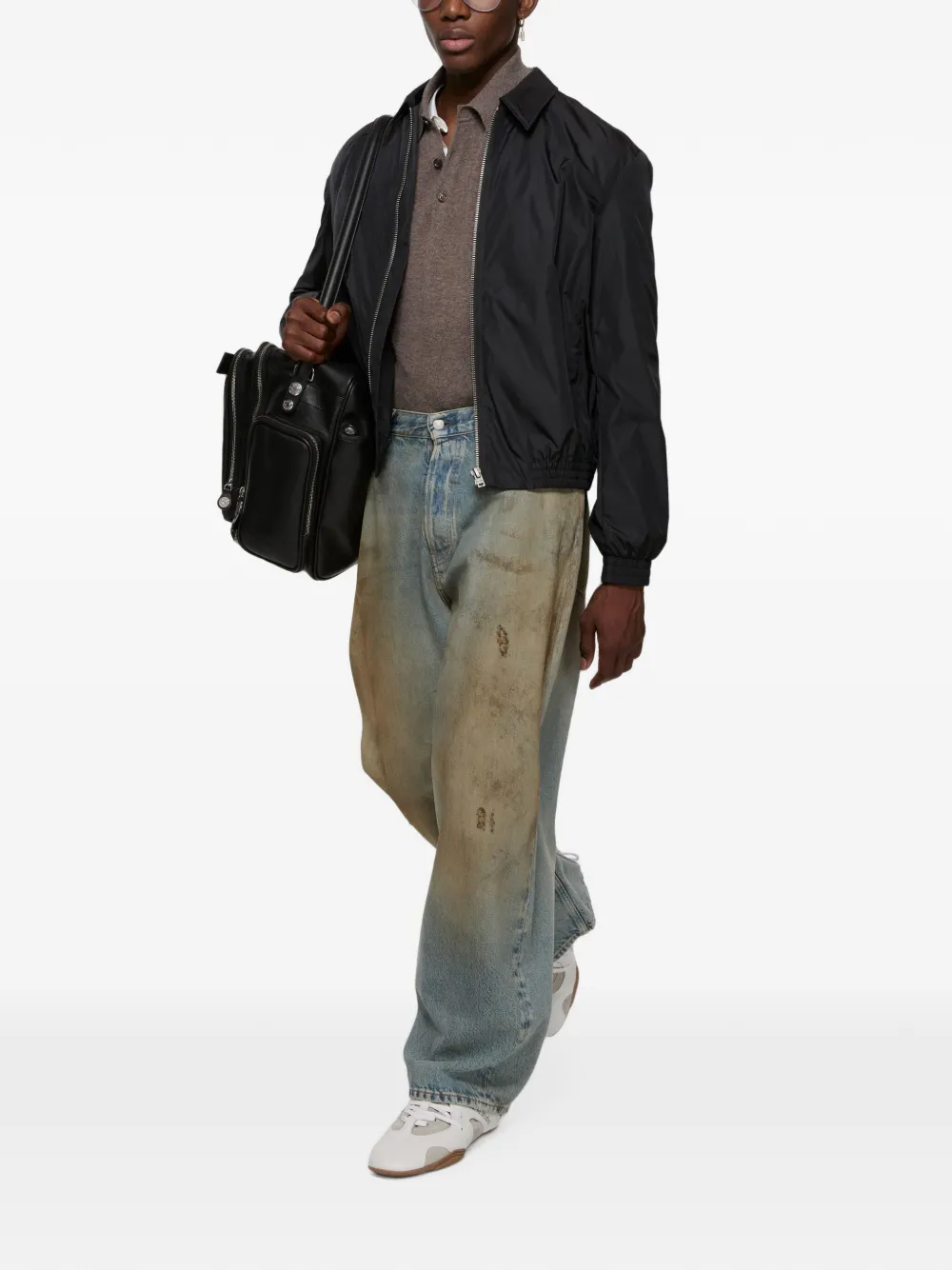 Acne Studios Jack met logoprint Zwart