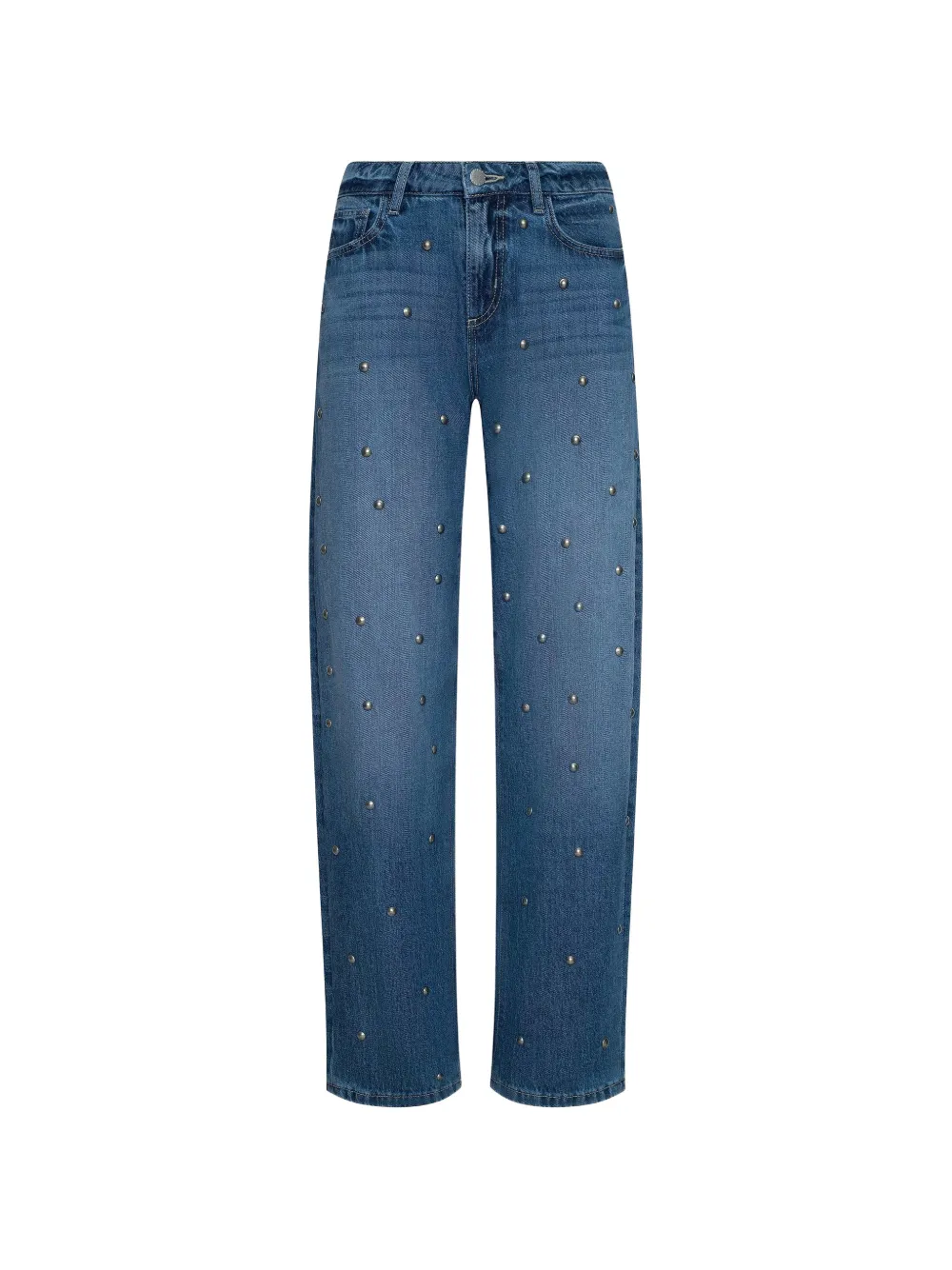 L'Agence Bex stud-embellished jeans - Blau