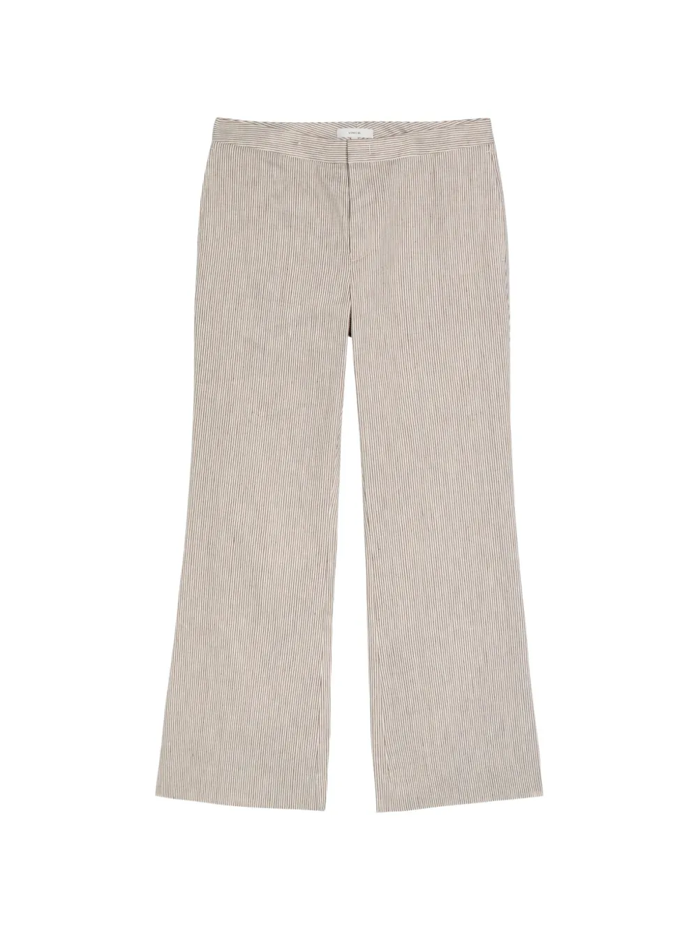 Vince striped wide-leg trousers - Bianco