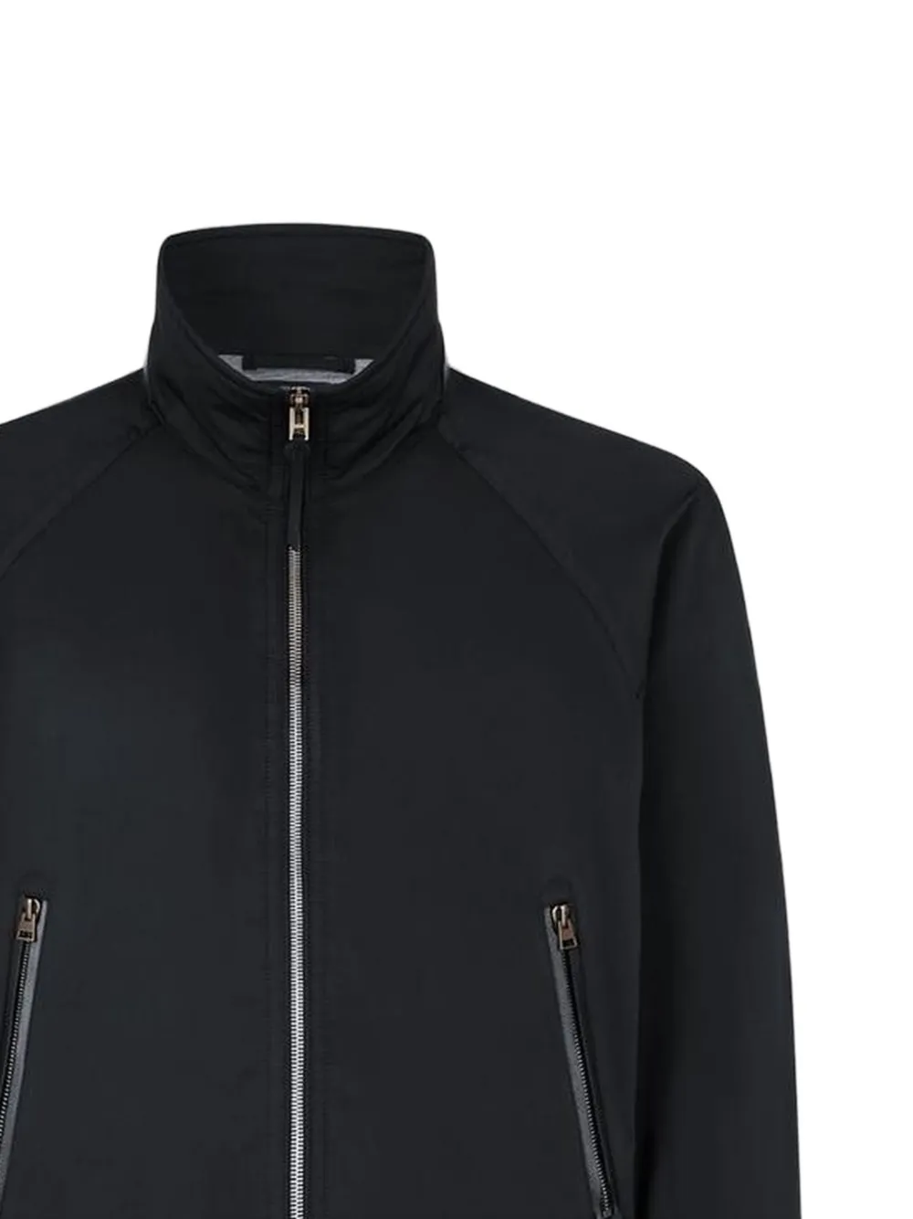 TOM FORD Jack met hoge hals Zwart