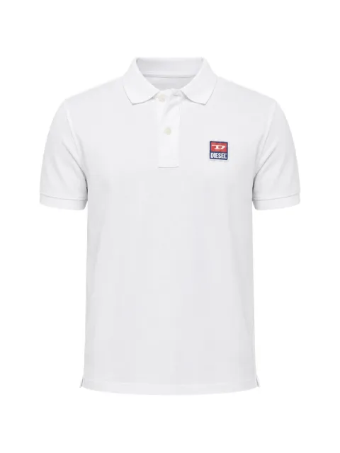 Diesel Smith logo-patch polo shirt