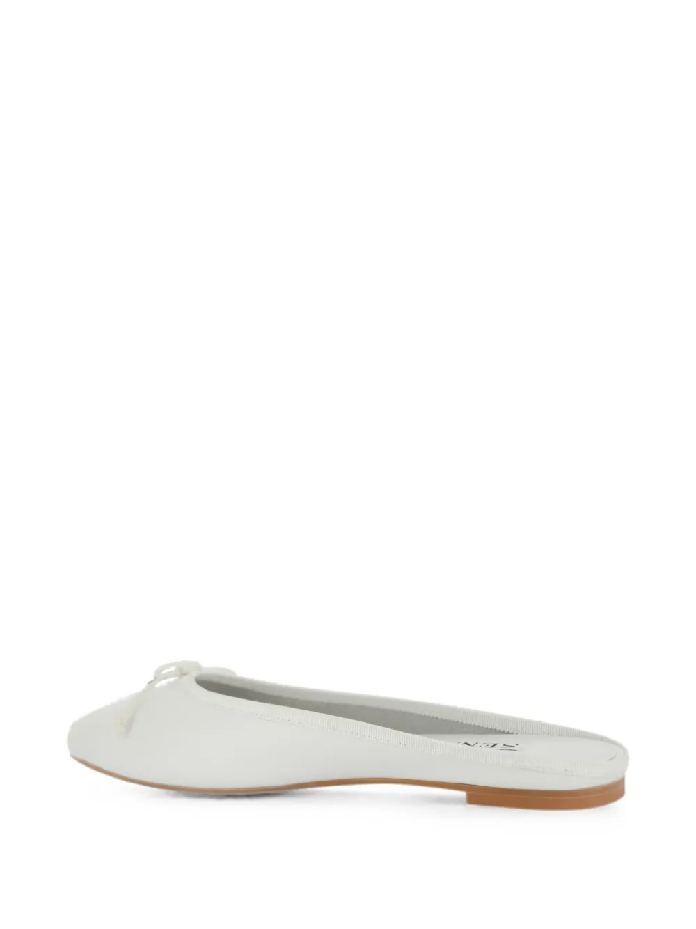 Senso Channa bow-detail leather ballet flats Wit