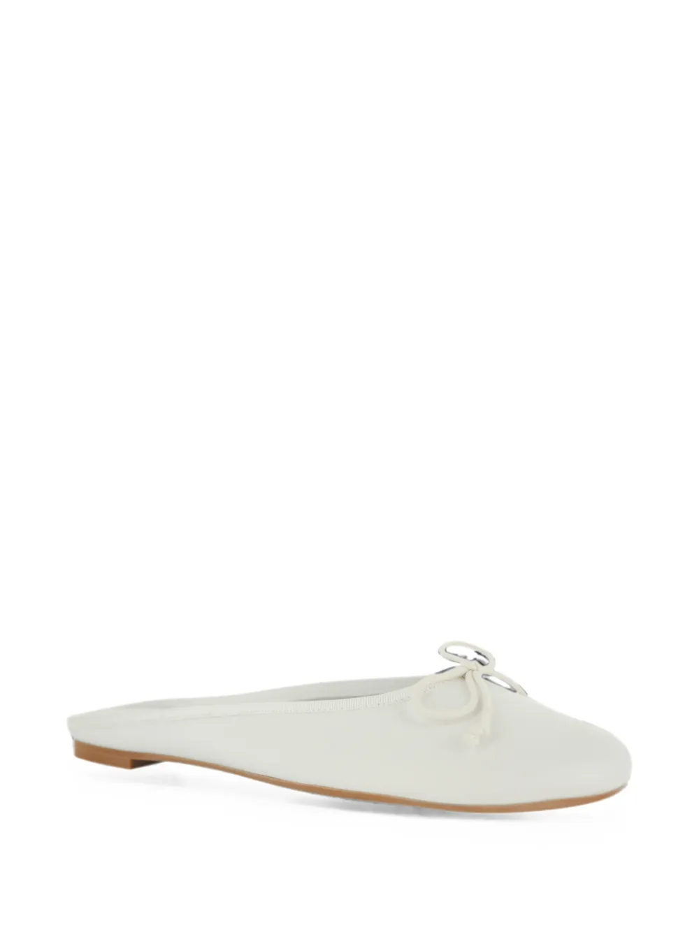 Senso Channa bow-detail leather ballet flats Wit