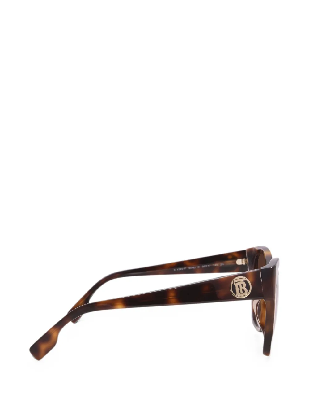 Burberry Eyewear Zonnebril met schildpadschild-effect Bruin