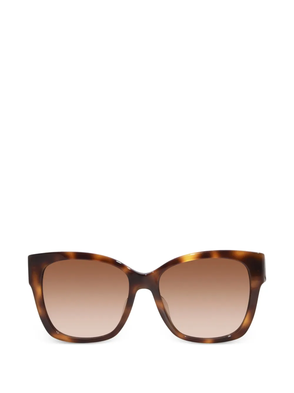 Burberry tortoiseshell-effect logo-plaque sunglasses - Braun