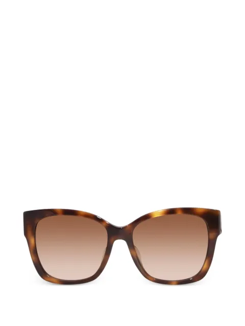 Burberry tortoiseshell-effect logo-plaque sunglasses