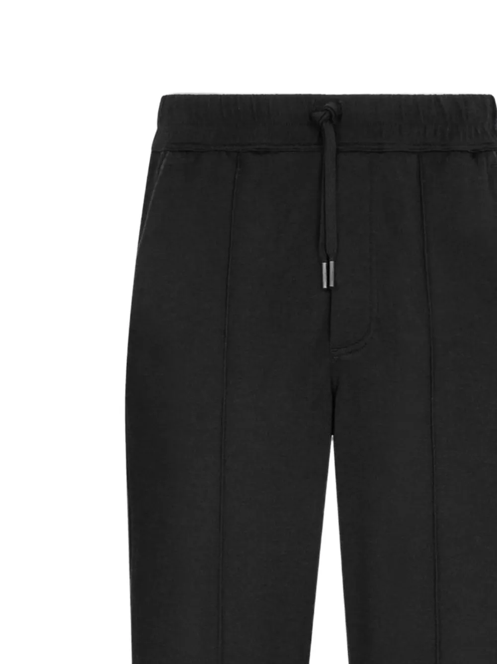 TOM FORD Trainingsbroek met trekkoord en gesmockt detail Zwart