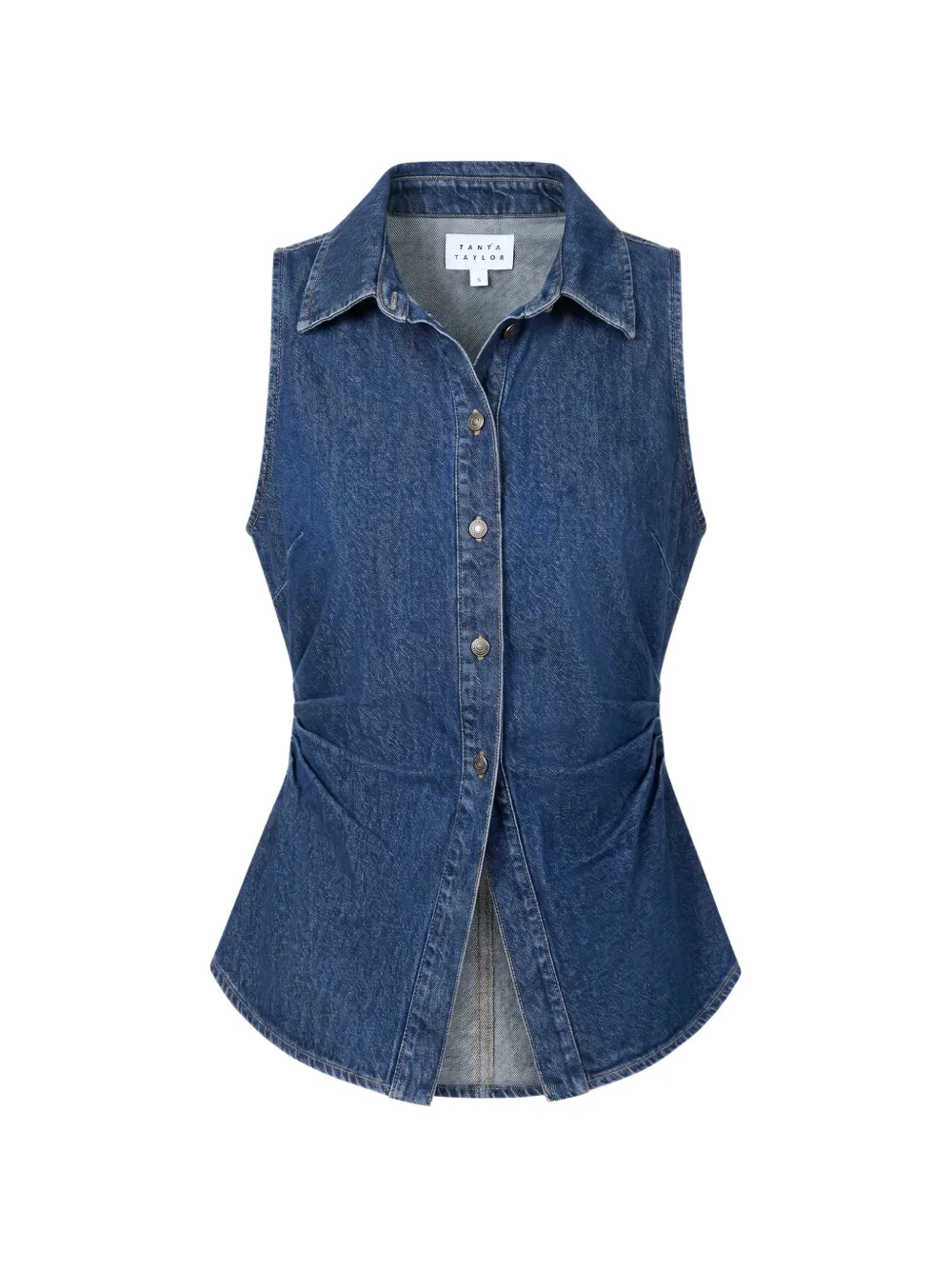 Tanya Taylor Hanelle gathered-waist top - Blau