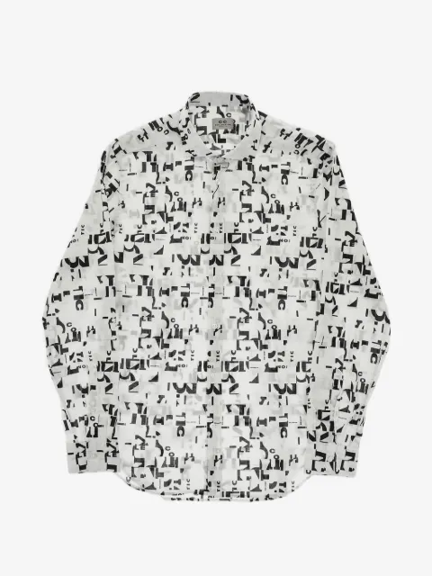 Corneliani camisa con monograma