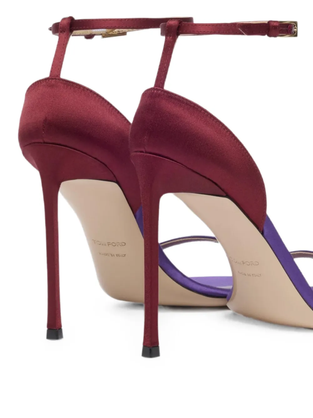 TOM FORD buckle-fastening stiletto-heel sandals Rood