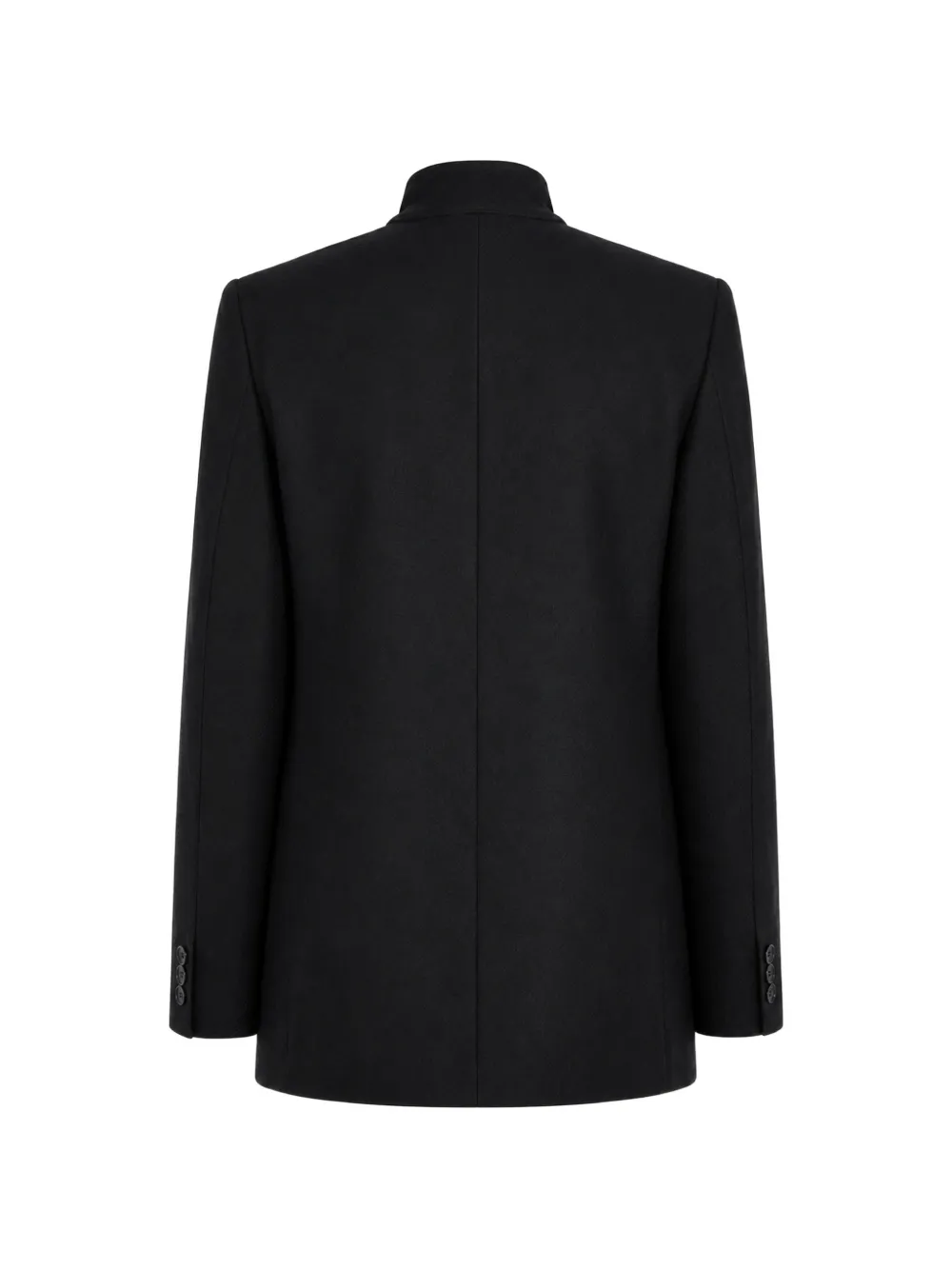 MM6 Maison Margiela Flanellen blazer met rits Zwart