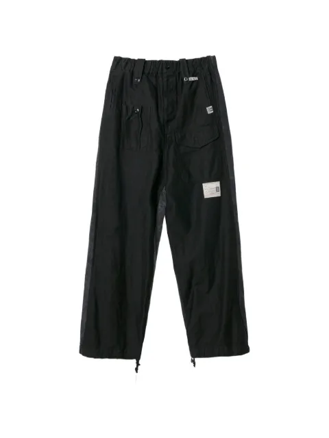 Maison MIHARA YASUHIRO Cargohose mit Kontrasteinsätzen