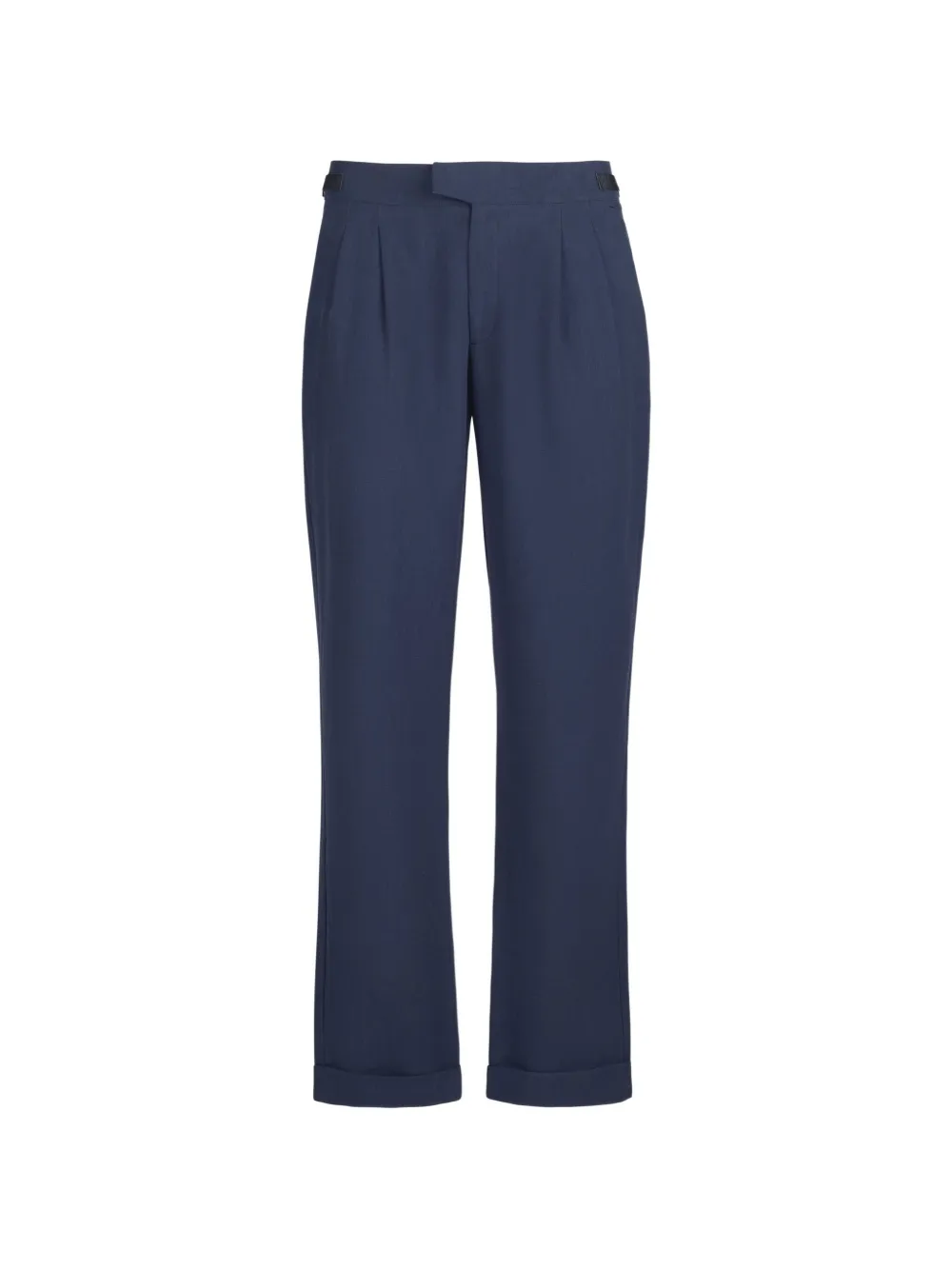 Sease High Life 2.0 pleated linen straight-leg trousers - Blu