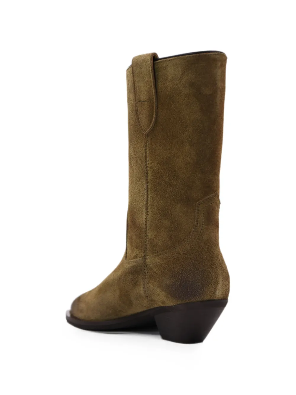 Notabene Arlette suede ankle boots Groen