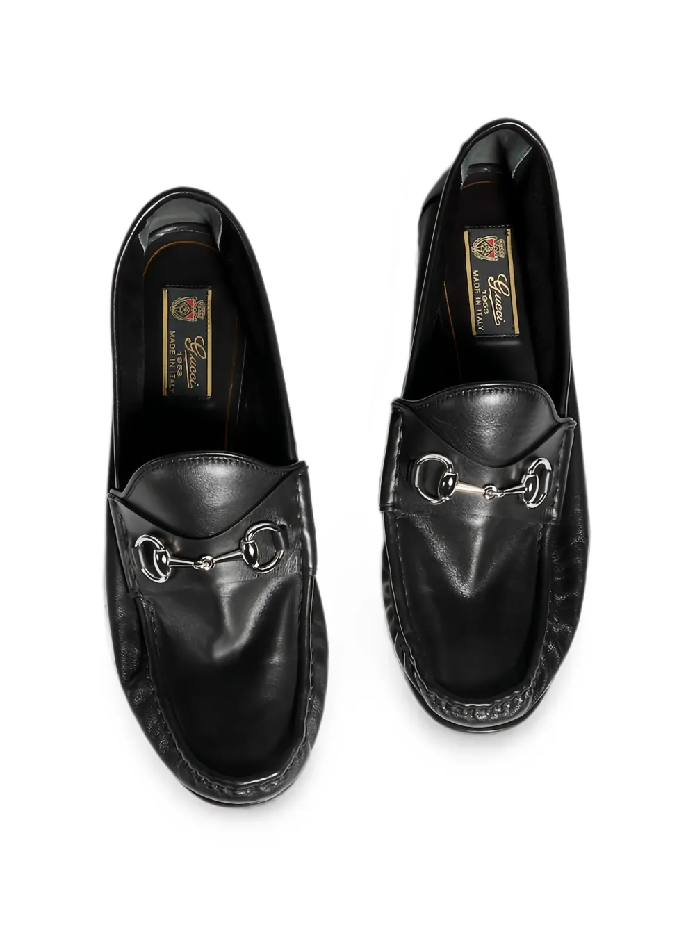 Gucci Horsebit leather loafers Zwart