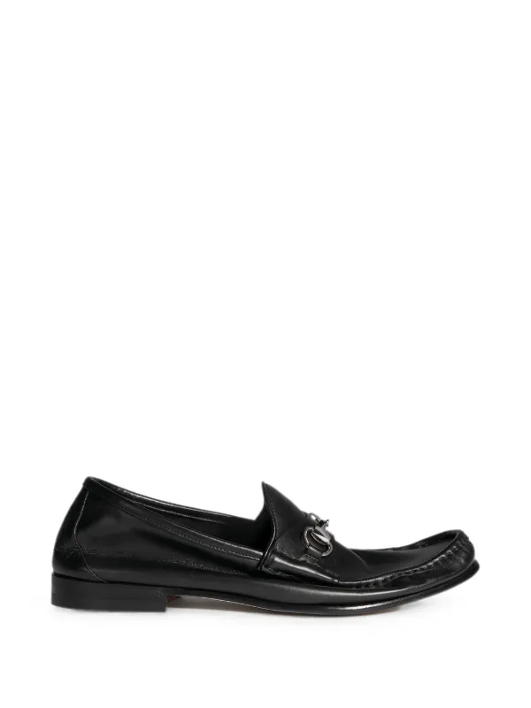 Gucci ホースビット レザーローファー | ブラック | FARFETCH JP