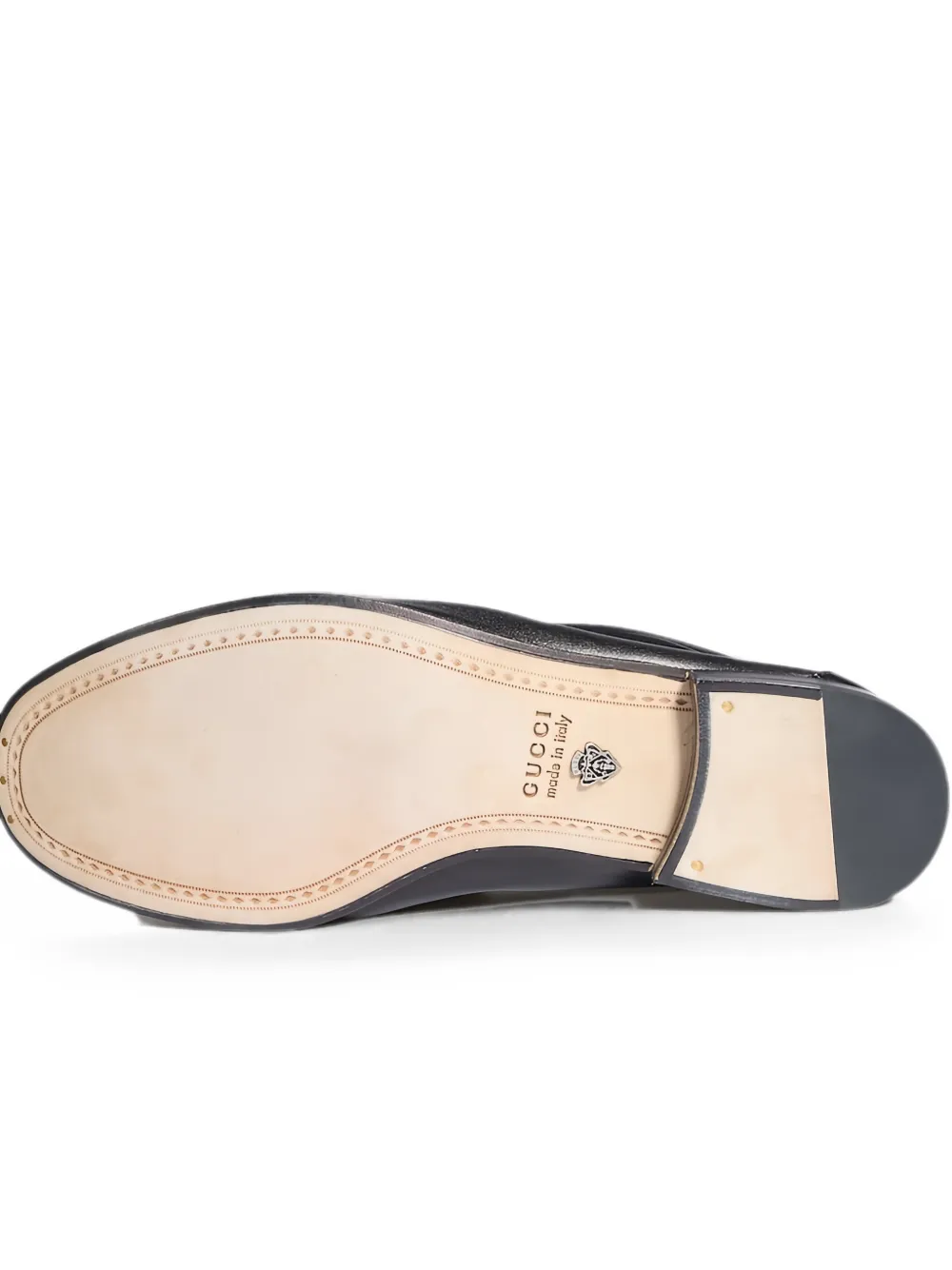 Gucci Horsebit leather loafers Zwart